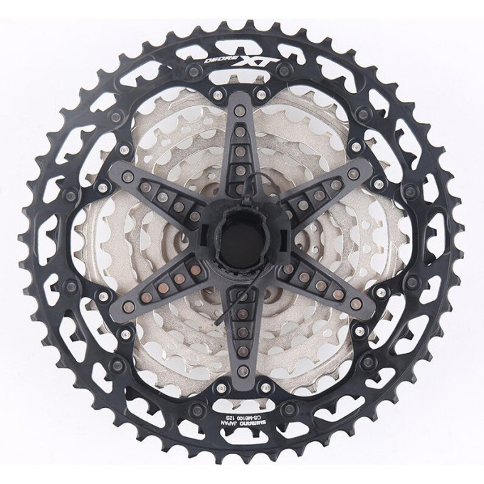 Кассета SHIMANO DEORE XT CS-M8100, 12 скоростей, HYPERGLIDE+, 10-51Т ICSM8100051