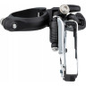 Переключатель передний SHIMANO DEORE, M4100-M, SIDE-SWING, на хомут 34,9(с адаптером 28,6/31,8), для 2x10 скоростей, угол:64- IFDM4100MX4